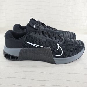 Nike Mens Metcon 9 Black Smoke Gray Training Sneakers Shoes DZ2617-001 Size 15